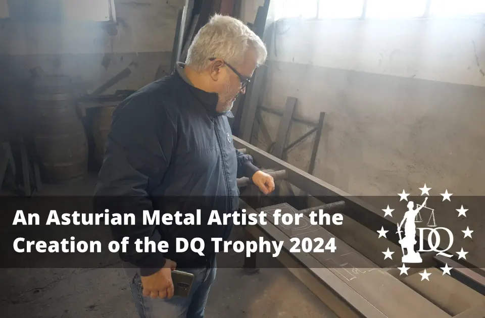 An Asturian Metal Artist for the Creation of the Doctrina Qualitas Trophy 2024